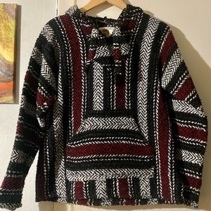 Earth Rags large Baha style hoodie